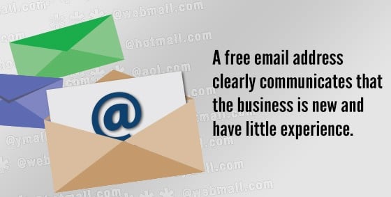 Why You Should Never Use A Free Email Address For Your Business